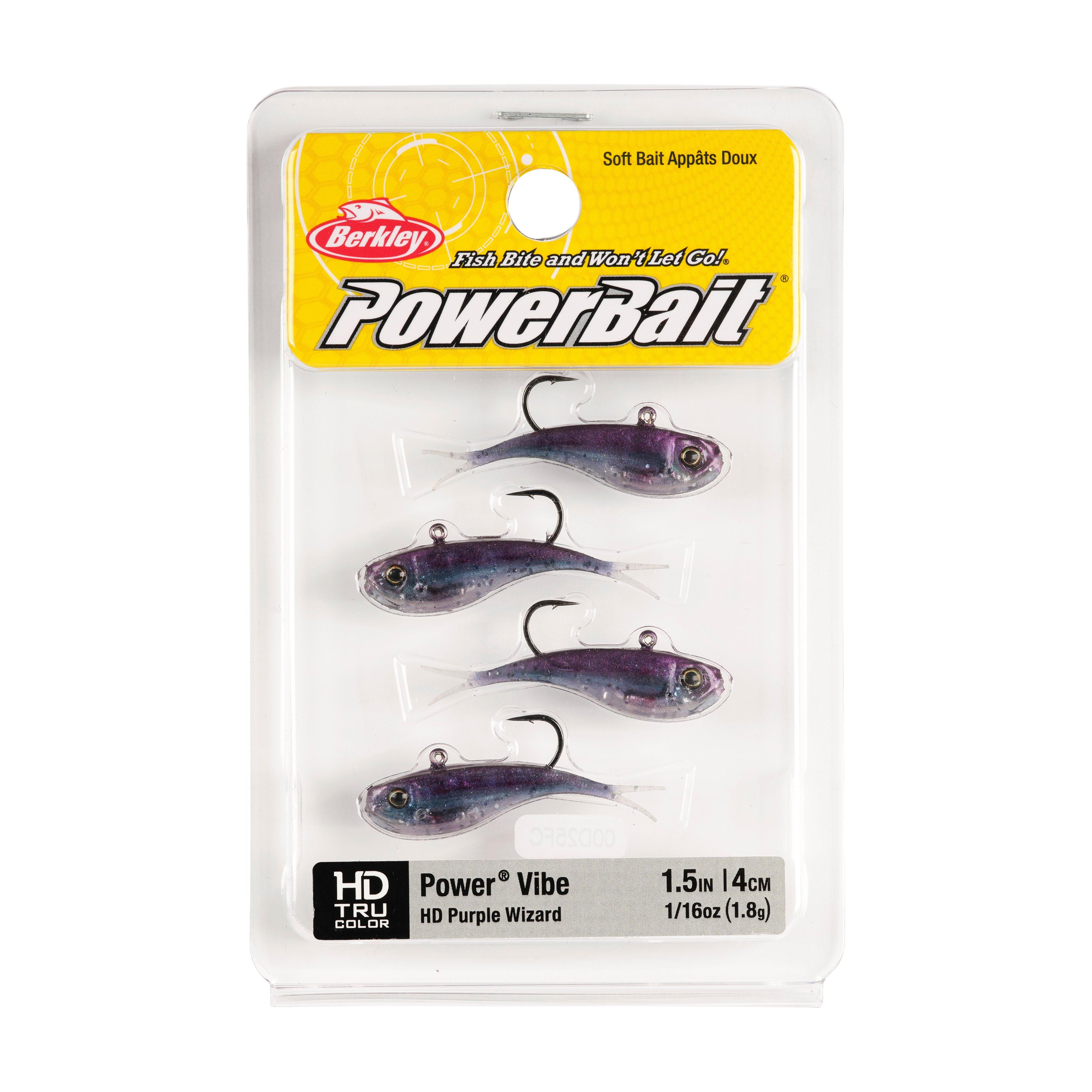 Berkley PowerBait® Power® Vibe, 1.5 in, HD Purple Wizard