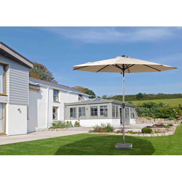 DENIA 10ft Patio Aluminum Market Umbrella