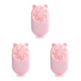 thumbnail image 4 of Guardoinrt Portable Mini Fan Handheld Personal USB Table Pocket Rechargeable Fans Pink Kitten 3Set, 4 of 6