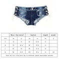 thumbnail image 3 of Qarigey Pantalones cortos transpirables para mujer, pantalones de moda de vendaje Sexy de algodón, pantalones de cintura baja, Mini pantalones vaqueros Prendas para la parte inferior del cuerpo SG Qarigey AP012030-04, 3 of 6