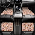 thumbnail image 7 of Vsdgher Fall 70s Groovy Hippie Car Foot Mat Set of 4 Pieces Universal Floor Liner Car Accessories Fits Most Cars, Trucks, Vans, sedans, SUV, 7 of 7