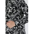 thumbnail image 4 of Black - Floral - Point Collar - Blouses - Refka, 4 of 4