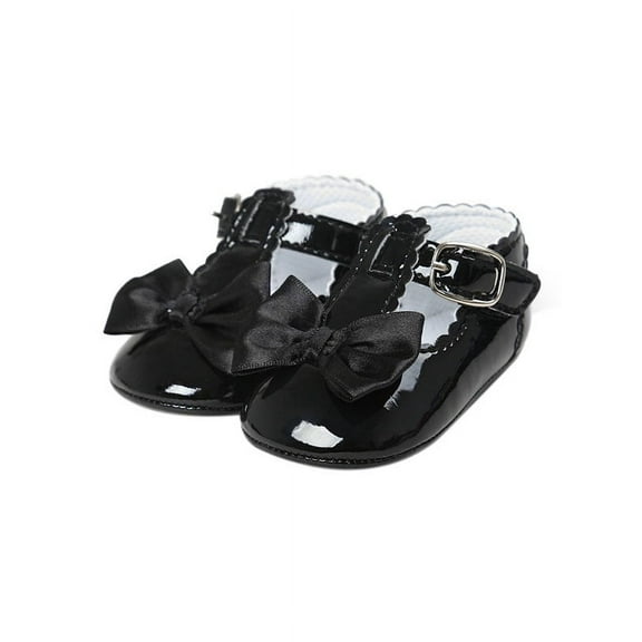 BOBORA Newborn Baby Soft Sole Leather Crib Shoes Anti-slip Prewalker 0-18 Months