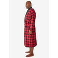 thumbnail image 3 of KingSize Men's Big & Tall Jersey-Lined Flannel Robe, 3 of 6