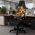 thumbnail image 5 of Whosucclay Cat Sunflower Print Gaming Chair Slipcover with Armrest Covers Universal Easy to Install Stretch Seat Chairs Cover for Computer Reclining Racing Gamer Chair Protector, 5 of 8