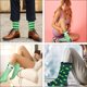 thumbnail image 5 of PAMINGONO 3Pares De Calcetines Poliéster Resistentes Con Para Usar En St Patrick's Day, 5 of 8