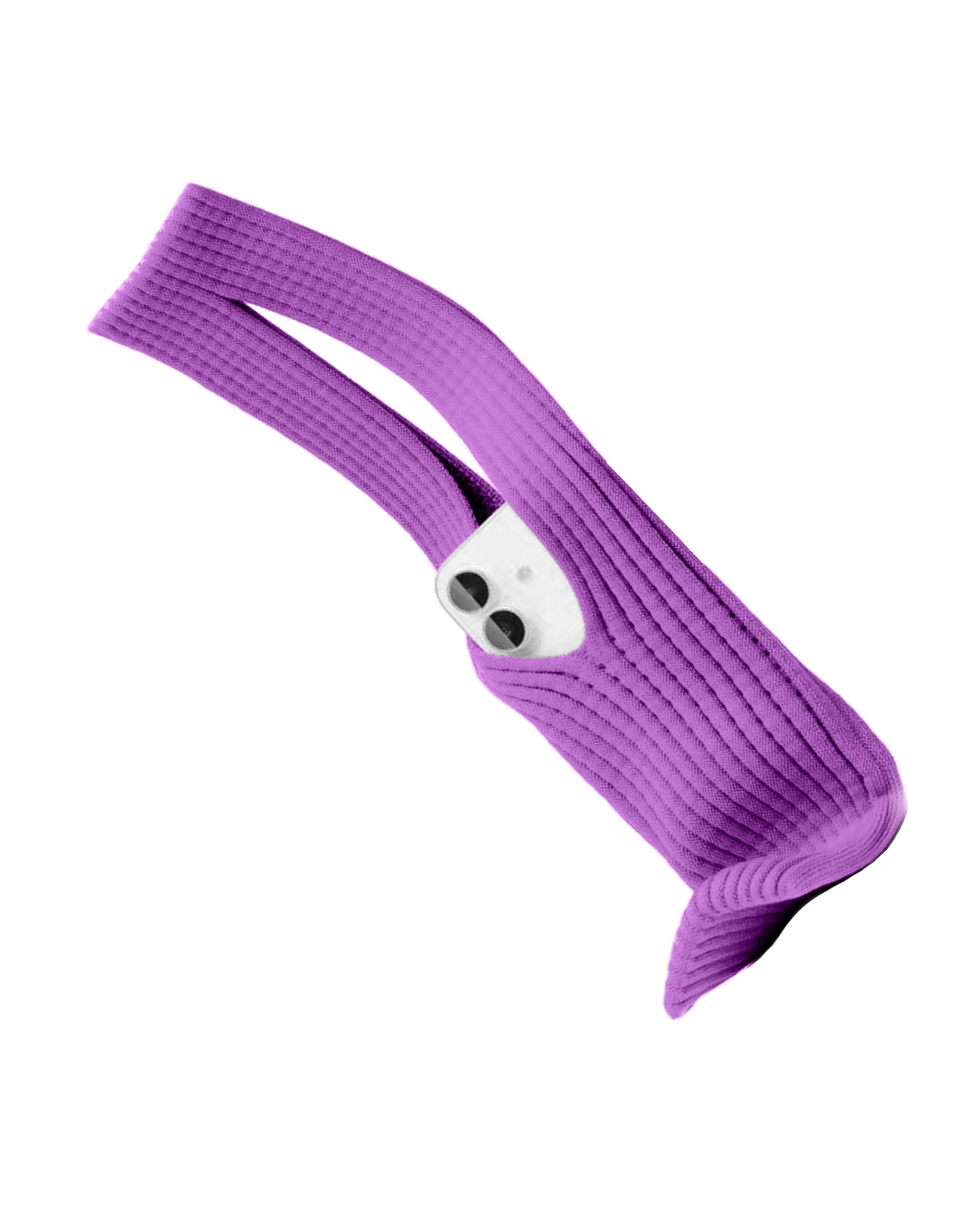 Short ComfortKnit Protective Phone Sleeve - Purple