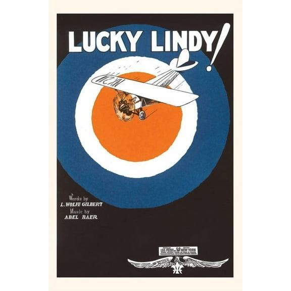 Pocket Sized - Found Image Press Journals: Vintage Journal Lucky Lindy Sheet Music (Paperback)