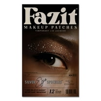 Fazit Silver Glitter Eye Speckles Makeup Patches, 12 Count