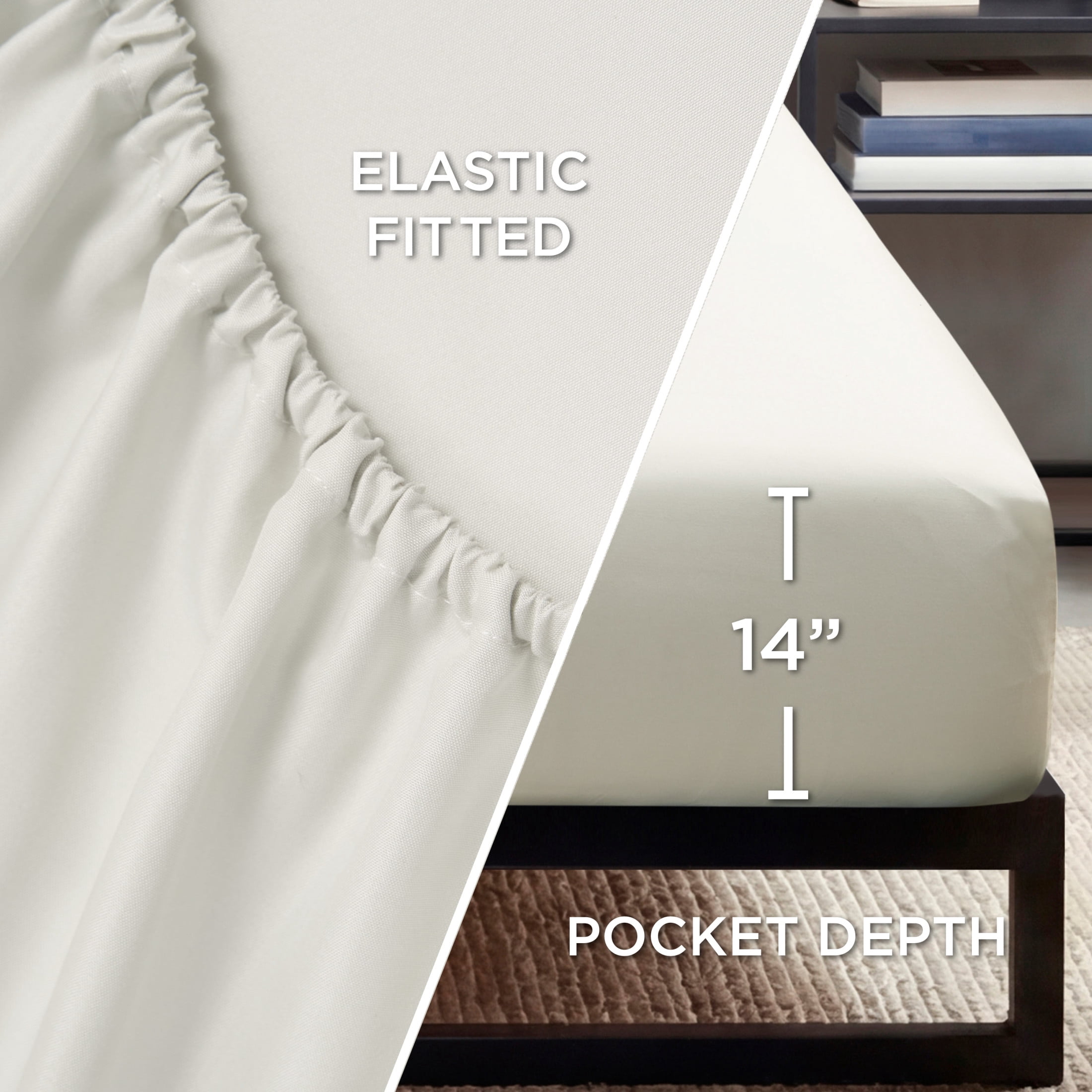 The Sheet Lab Window Pane Check Bed in a Bag