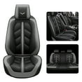 thumbnail image 2 of OTOEZ Universal 5D Luxury Leather Car Seat Cover Full Set, Fully Covered Front & Rear 5-Seat Protector, 2 of 11