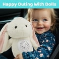 thumbnail image 3 of LINXUXIE Musical Rabbit Plush Toy with Soothing Light & Sound, Soft Stuffed Animal for Newborn to Toddler 0-36 Months, 3 of 8
