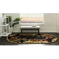 thumbnail image 3 of Rugs.com Pastoral Collection Rug – 4' x 6' Oval Black Medium Rug Perfect For Living Rooms, Large Dining Rooms, Open Floorplans, 3 of 9
