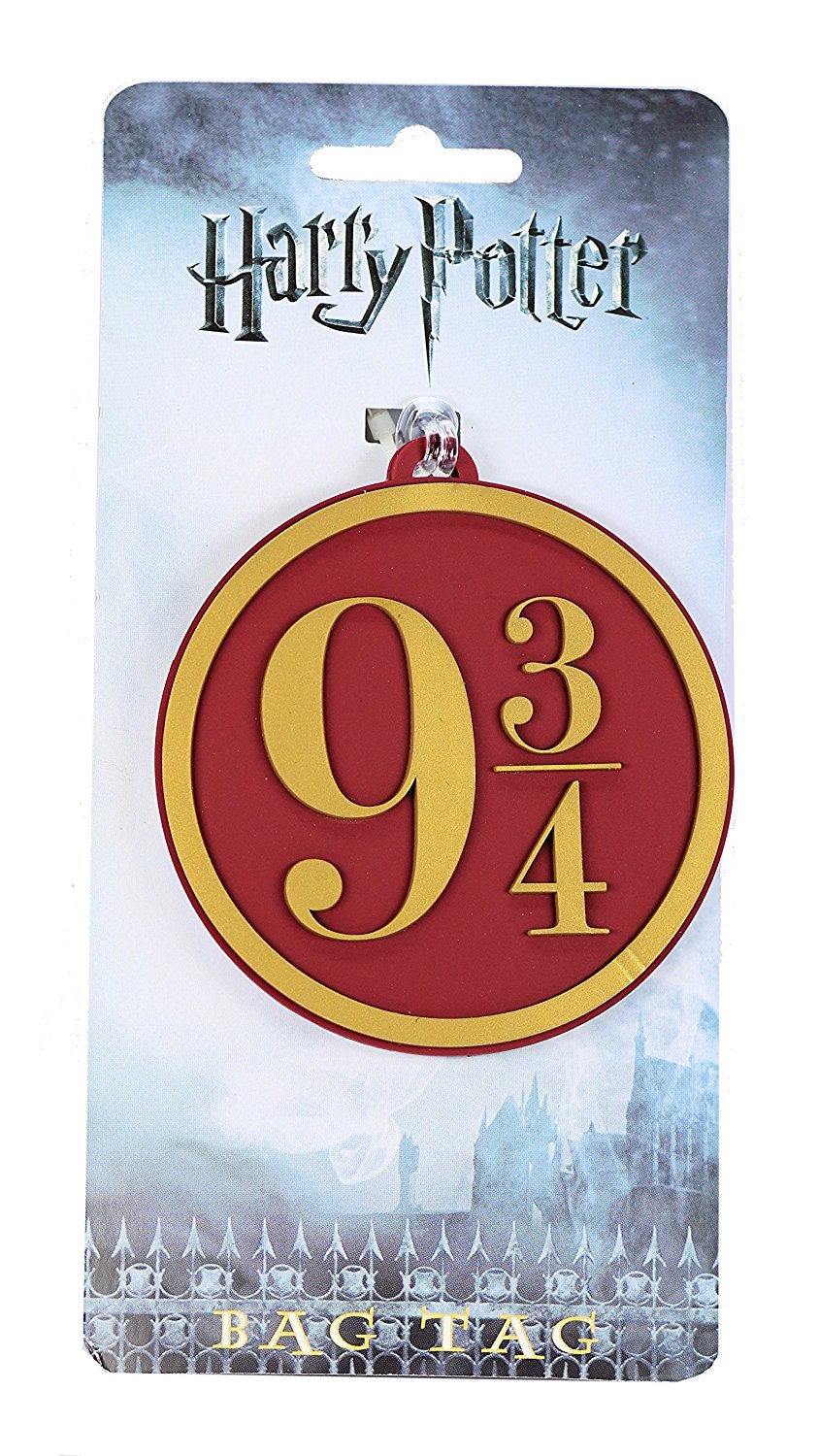 Harry Potter Hogwarts Express 9 3/4 Heavy PVC Luggage Bag Tag by