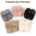 thumbnail image 4 of Unisex Winter Foldable Earmuffs Plush Faux Fur Ear Muffs Outdoor Cold Weather Ear Warmers for Women and Men, 4 of 9