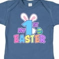 thumbnail image 4 of Inktastic My 1st Easter One with Bunny Ears and Tail Boys or Girls Baby Bodysuit, 4 of 5