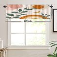 thumbnail image 3 of Remain Unique Pastel Rainbow Floral Rod Pocket Polyester Curtain Valance for Home Kitchen Bedroom Living Room Window Decor 54x18 inch, 3 of 5