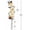 B, variant on Solar Halloween Garden Stake Light, Bats & Spooky Ghosts Waterproof Solar Lantern Stake with Hanging Pumpkin, Outdoor Halloween Yard Decor for Garden Patio Lawn Pathway