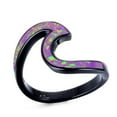 thumbnail image 5 of Wave Ring Creative Glittering Jewelry Ring Charm Ring Fashion Ring for Ladies, 5 of 5