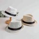 thumbnail image 5 of Sombrero para el sol de verano para mujer de paja sólida.yt, 5 of 5