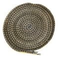 thumbnail image 2 of Black Flat Stove Rope Self Adhesive Fiberglass Seal Stove Fire Rope Fireplace Door Sealing Cord Replacement Stove Rope 3X10Mm, 2 of 9