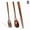 B, variant on 3PCS Portable Wooden Tableware Set - Fork, Spoon & Long-Handle Chopsticks (Korean Style)