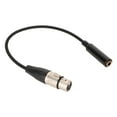 thumbnail image 1 of 6.5mm Female To XLR Female Adapter Cable, Balanced Connection XLR 3 Pin Female Cable 11.8in Clear Sound Transmission  For, 1 of 8
