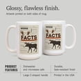 thumbnail image 4 of 15 fl oz Ceramic Mug, Facts About Moose, Dishwasher & Microwave Safe, 4 of 5