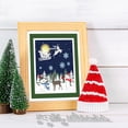 thumbnail image 2 of Troqueles de acero al carbono con forma de muñeco de nieve navideño, trineo de Papá Noel y copo de nieve para decoración de álbumes de recortes, tarjetas y manualidades., 2 of 7