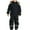 Black-A, variant on Penkiiy Boy and Girl's Snowsuit One Piece Ski Suits Jackets and Pants Waterproof Winter Warm Jumpsuits Snowboard Suit for Kids 10-11 Years Multicolor