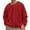 Red, variant on hotojiny Men's Plus Size Sweatshirts Casual Fleece Warm Long Sleeve Pullover Fuzzy Soft Crewneck Trendy Shirts