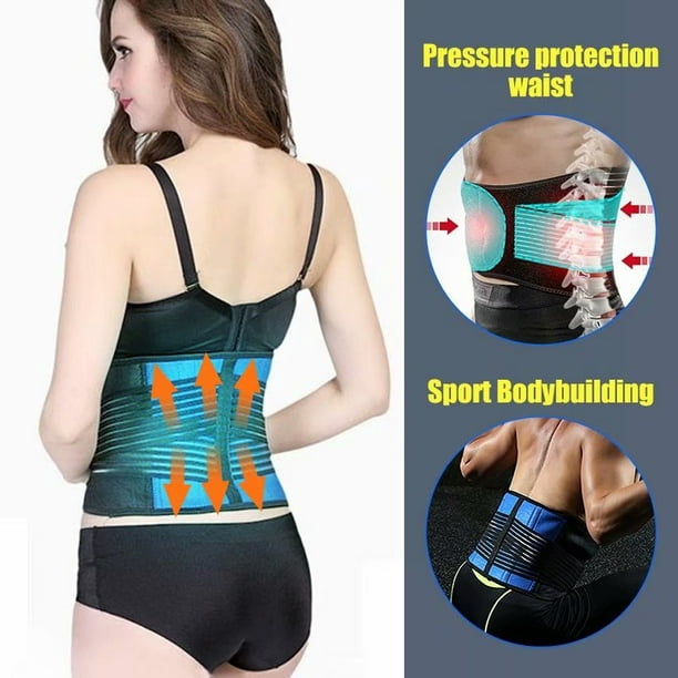 5 Sizes Waist Support Lumbar Support Lower Back Support Belt Adjustable  Neoprene Back Brace Pain Relief For Men Women