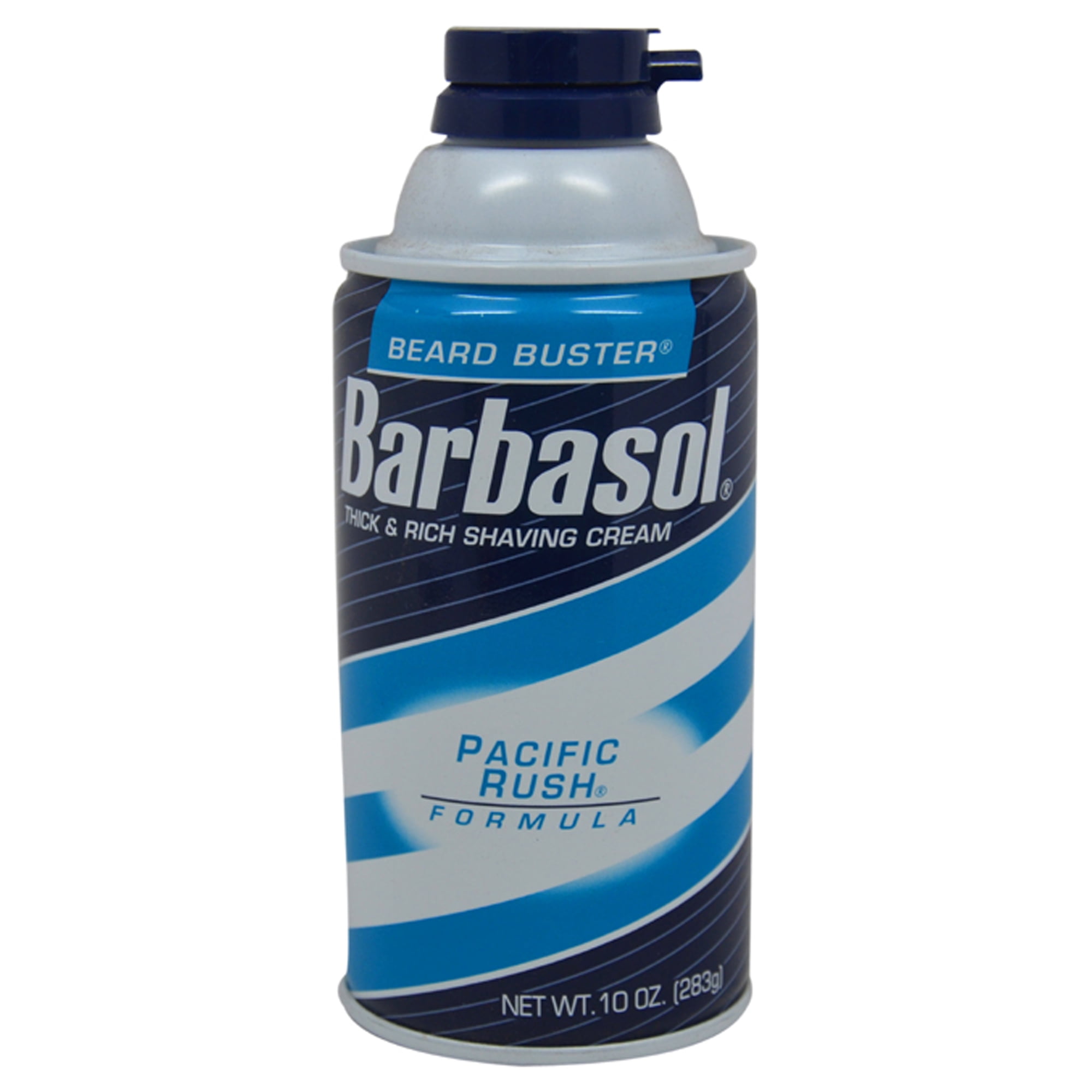 Pacific Rush Thick & Rich Shaving Cream by Barbasol for Men 10 oz