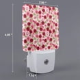 thumbnail image 2 of Balery Rose Flowers Pattern LED Night Light with Automatic Sensor Plug in Night Light with Dusk-to-Dawn Light Sensor LED Nightlight 0.5W-UK, 2 of 7