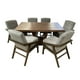 thumbnail image 5 of Comedor Dallas 6 Sillas SALVANTO Chapa De Nogal 160x100 cm, 5 of 7