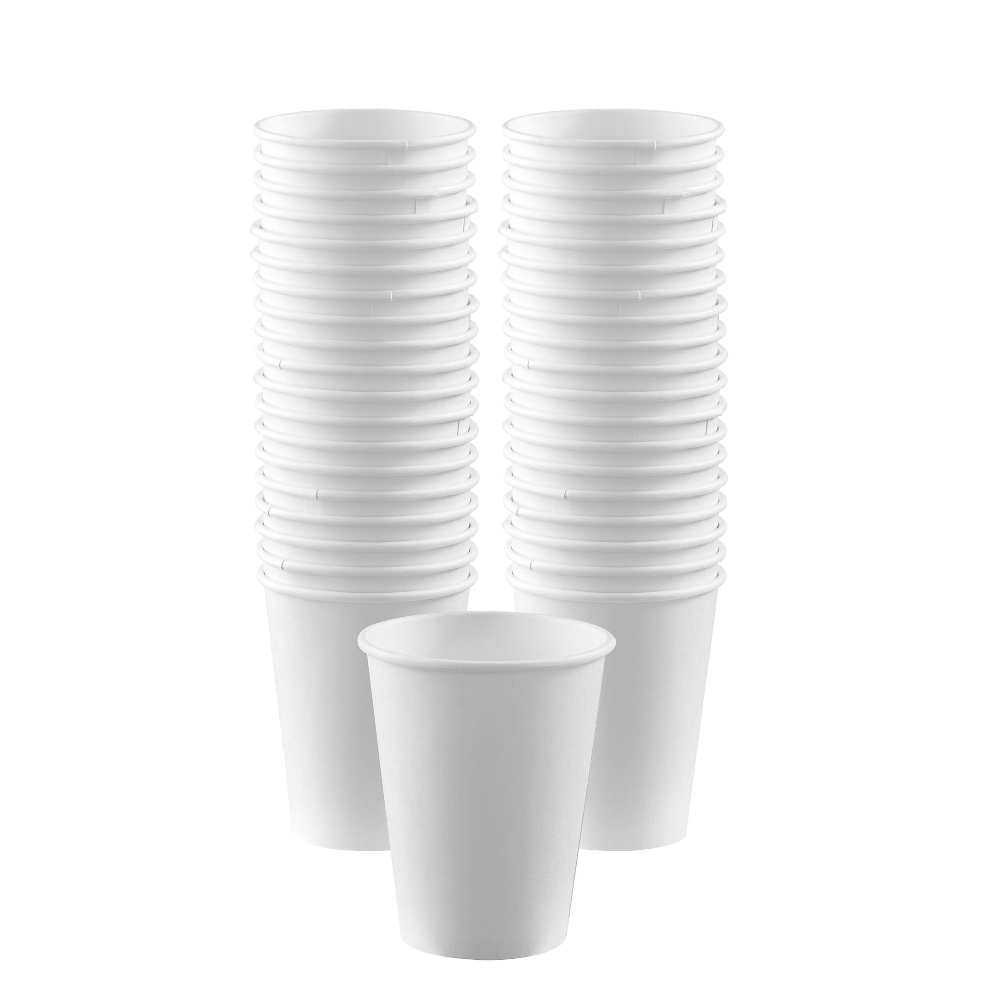 White, Paper Coffee Cups 12 oz., 40 Per Pack - Walmart.com - Walmart.com