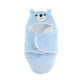 thumbnail image 4 of Envolturas para bebé con sombreros, manta para dormir, albornoz con capucha para bebé, manta infantil para bebés , Azul 62cm, 4 of 9