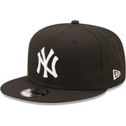Men's New Era Black New York Yankees Team 9FIFTY Snapback Hat - OSFA