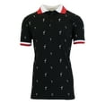 thumbnail image 3 of Men's Short Sleeve Printed Pique Polo Shirts, 3 of 15