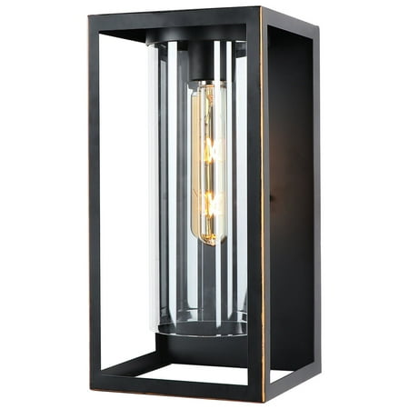 1 Light Outdoor Wall Lantern in Imperial Black