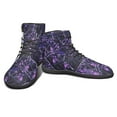 thumbnail image 5 of POLERO Womens Purple Black Camo Hunting Work Shoes for Women High Top Ankle Walking Barefoot Sneaker High Mid Ankle Support Training Athletic Walking Fitness Sneakers Travel Trainer Strap Shoes, 5 of 7