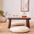 thumbnail image 4 of Round Straw Cushion Round Straw Cushion Yoga Meditation Cushion Silk Padding Floor Mat, 4 of 8
