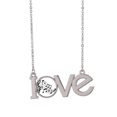 thumbnail image 1 of Pendentif Collier Amour Notes de Musique Flappg en Forme Ronde Bijou Charme, 1 of 3