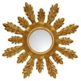 thumbnail image 2 of Hickory Manor HM204GL 29 in. Solare Gold Leaf Decorative Mirror, 2 of 7