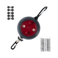 thumbnail image 3 of Abbracc Corde à Linge de Camping Portable Sans Perçage Légère Réglable Rouge 8m avec Pince, 3 of 7