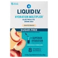 thumbnail image 3 of Liquid I.V.® White Peach + Rainbow Sherbet Sugar Free Hydration Multiplier® Combo Pack, 15 Count + 6 Count Packets, 2 Pack, 3 of 4