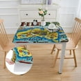 thumbnail image 2 of Acheng Hawaii Bird Boat Square Tablecloth 100% Polyester Fiber 36*36, 2 of 8