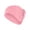 Watermelon Red, variant on PINQI Female Fashion Headwrap Women Solid Beading Hat Ruffle Cancer Chemo Hat Wrap Cap Ladies Breathable Headwrap