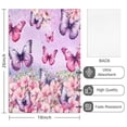 thumbnail image 2 of 2 Pcs Funny Kitchen Towels,Pink Butterfly Flower Pattern Microfiber Dish Towels,Kitchen Tea Towels,Kitchen Towel Set (18" X 26"), 2 of 7