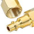 thumbnail image 3 of FOMIYES 4Ud Fittings Rápidos Neumáticos Dorados Para Herramientas Con Instalación Fácil Y Alta Eficiencia, 3 of 6